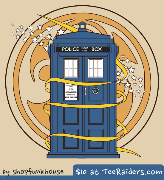 TARDIS Nouveau by shopfunkhouse | Doctor Who parody shirt for only $10