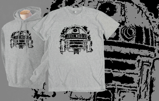Ink 2 D2 by MightyRain | Star Wars ink blot parody shirt for only $10